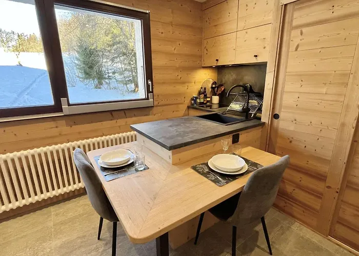 شقة Confortable Proche Du Centre Avec Parking, Navette Et Randonnees A - Fr-1-597-190 موجوف